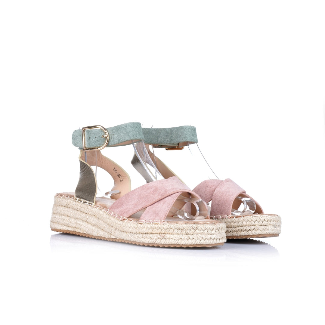 Sandale compensée halfa confort E26-F367