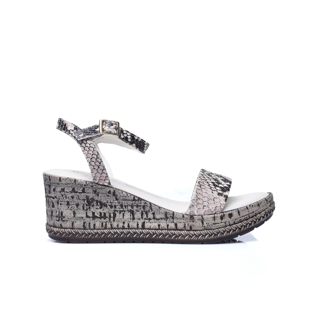 Sandale Cuir compensées E26-8912