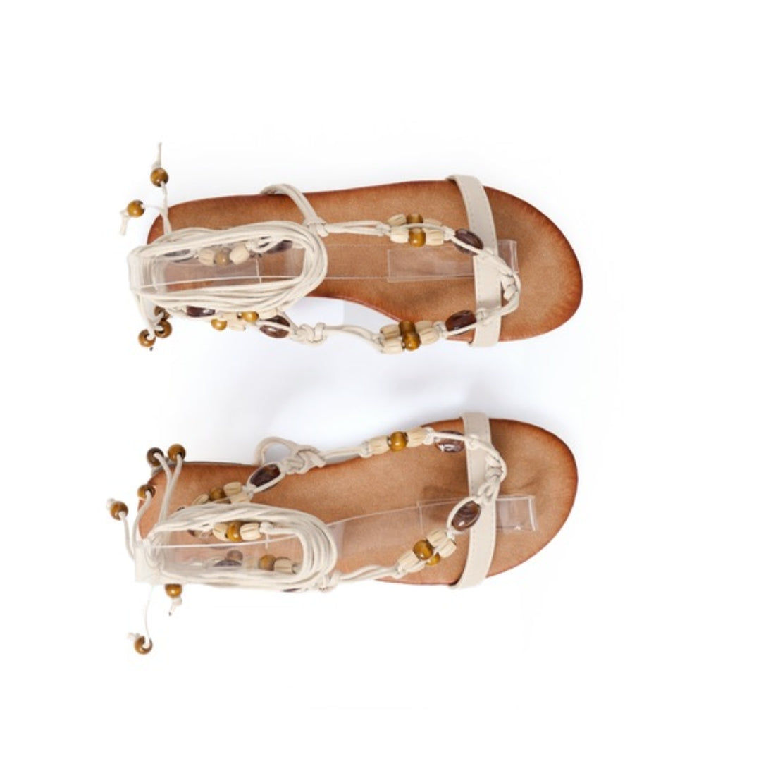 Sandale plat accessoires E26-F296