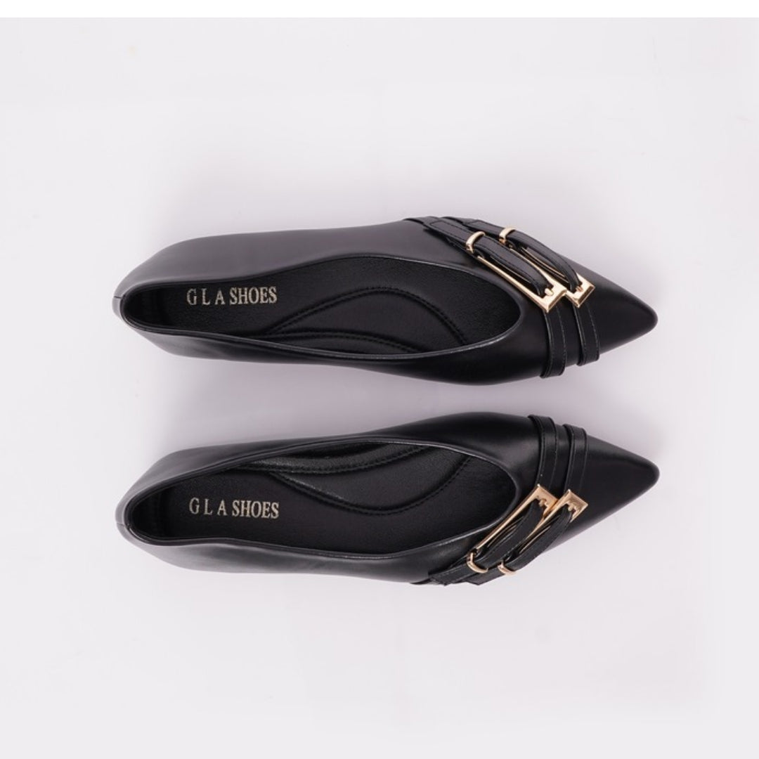 Escarpins avec ceinture plat P26-G13