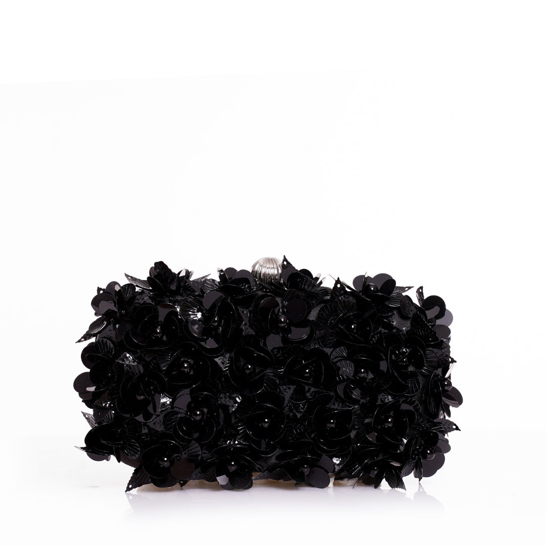 Pochette soiree fleurs Chic P26-F026
