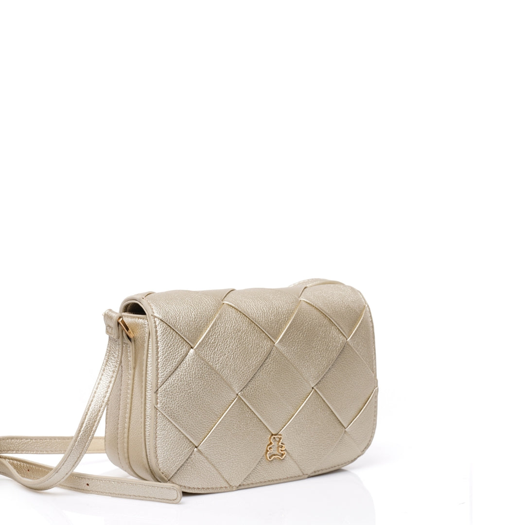 Mini sac tressé chic E26-F26103
