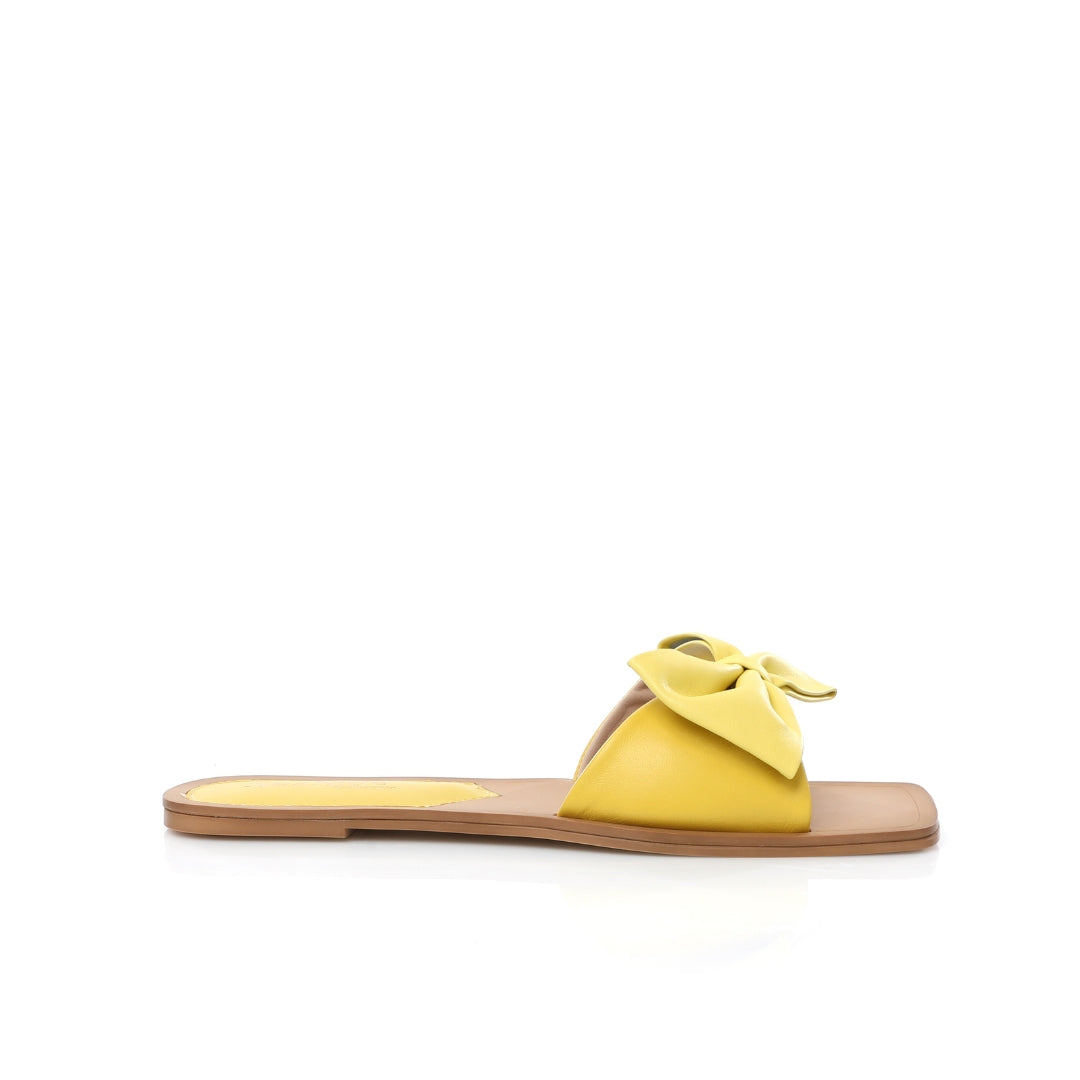 Claquette avec Papillon Cuir E24-196