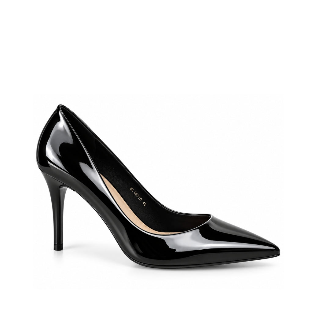 Escarpin noir vernis H26-F6710