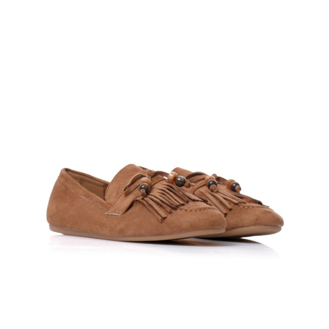 Mocassins à Franges en Daim P26-F523