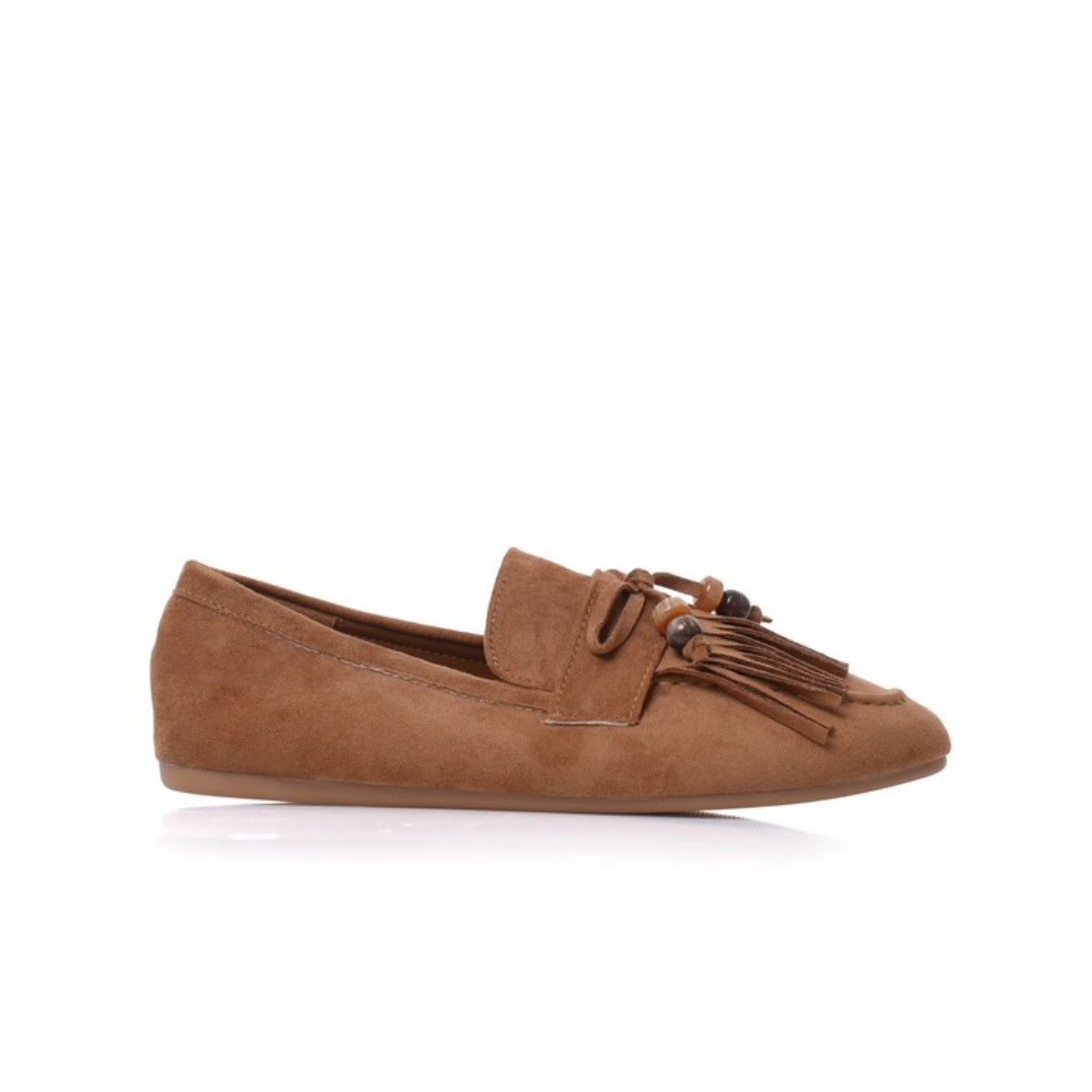 Mocassins à Franges en Daim P26-F523