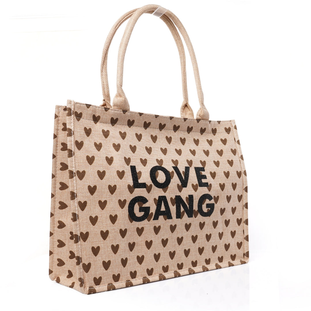 Sac de plage coeur E26-F26058