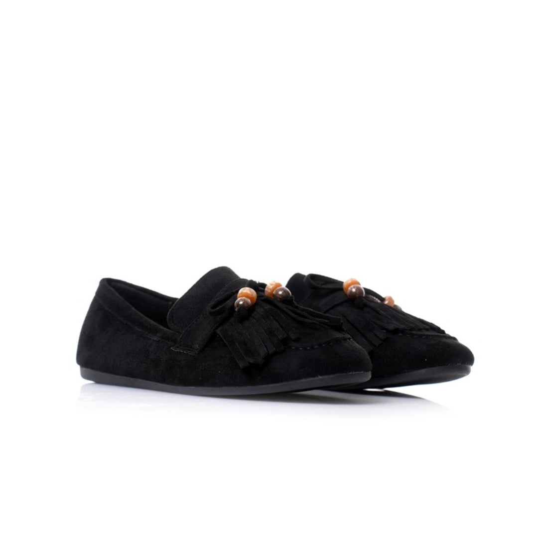 Mocassins à Franges en Daim P26-F523