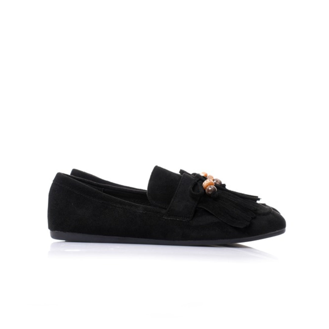 Mocassins à Franges en Daim P26-F523