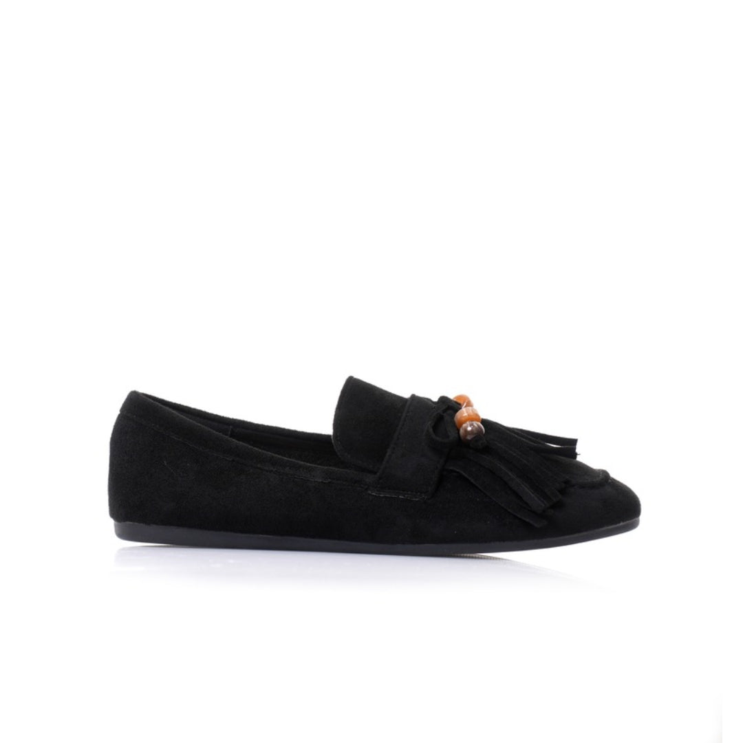 Mocassins à Franges en Daim P26-F523