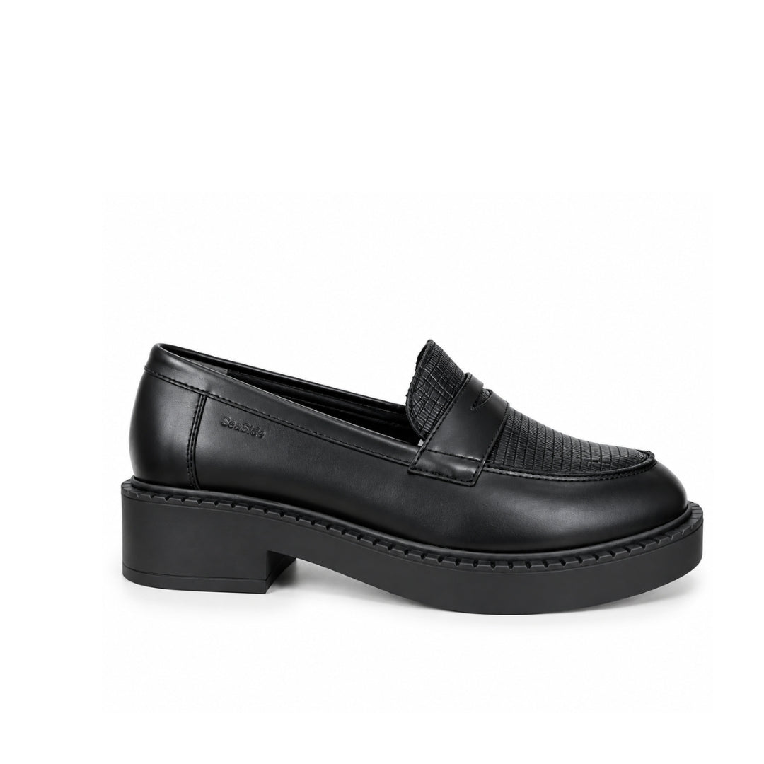 Mocassin Cuir Bimatière H26-H610