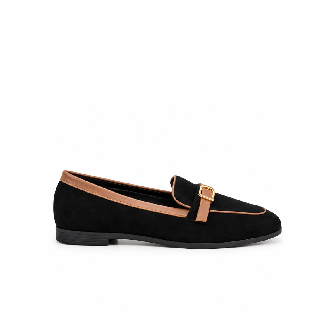 Mocassin Daim Plat H26-F038