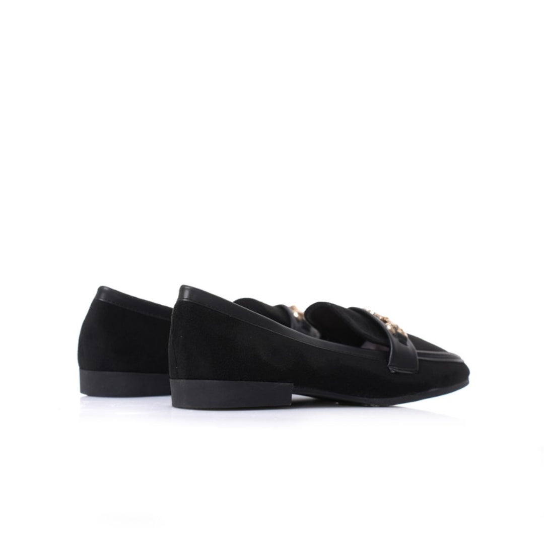 Mocassin avec accessoire bicolore P26-F522