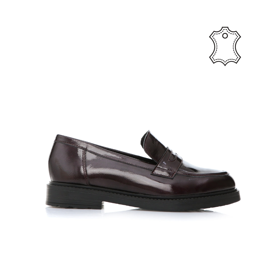 Mocassin Cuir Plat H25-010