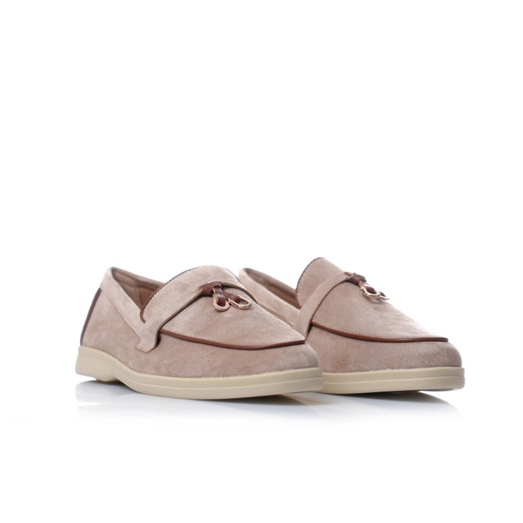 Mocassins en daim bicouleur P26-F502