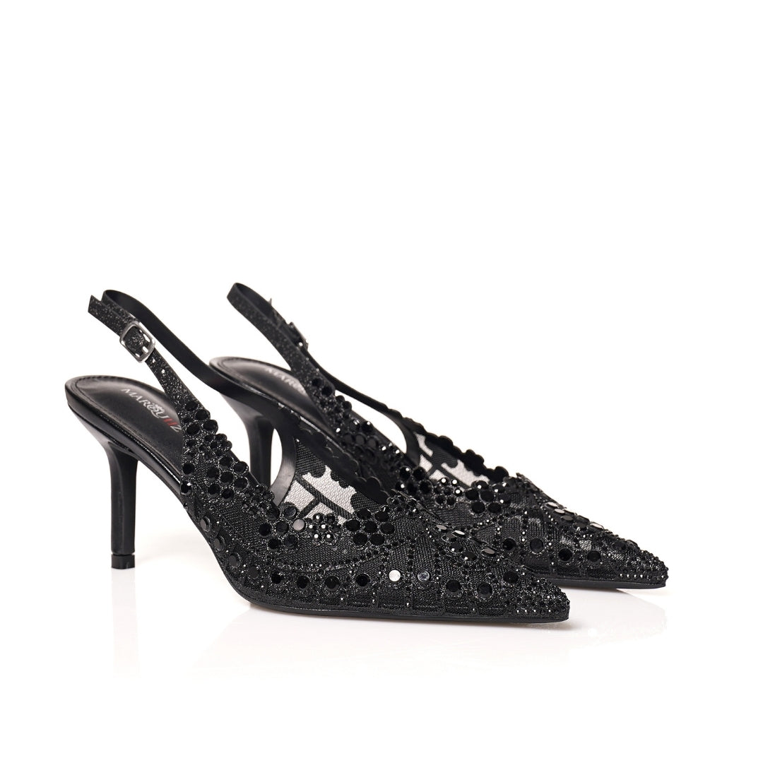 Slingback miroir soiree H25-F5540