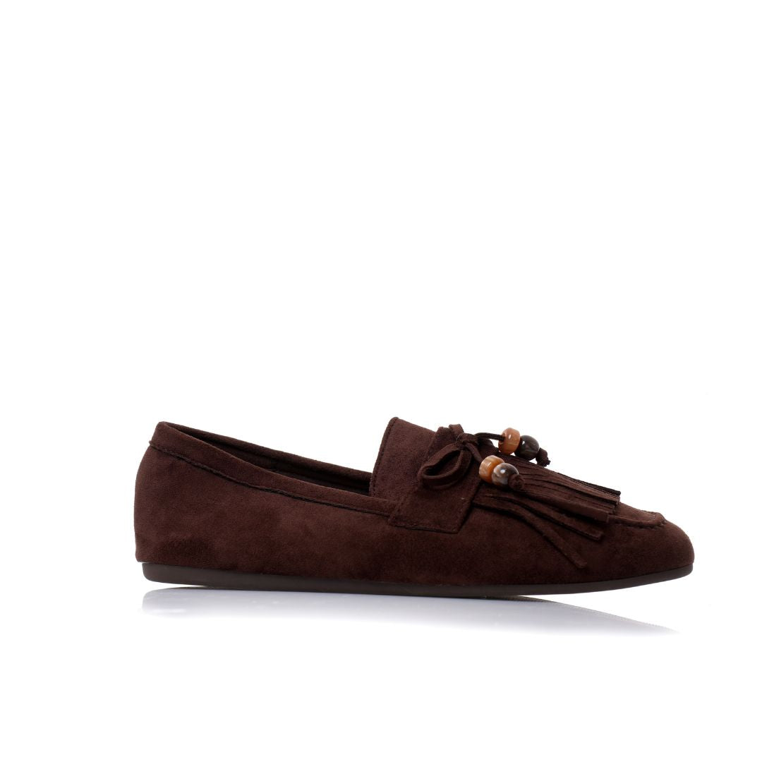 Mocassins à Franges en Daim P26-F523