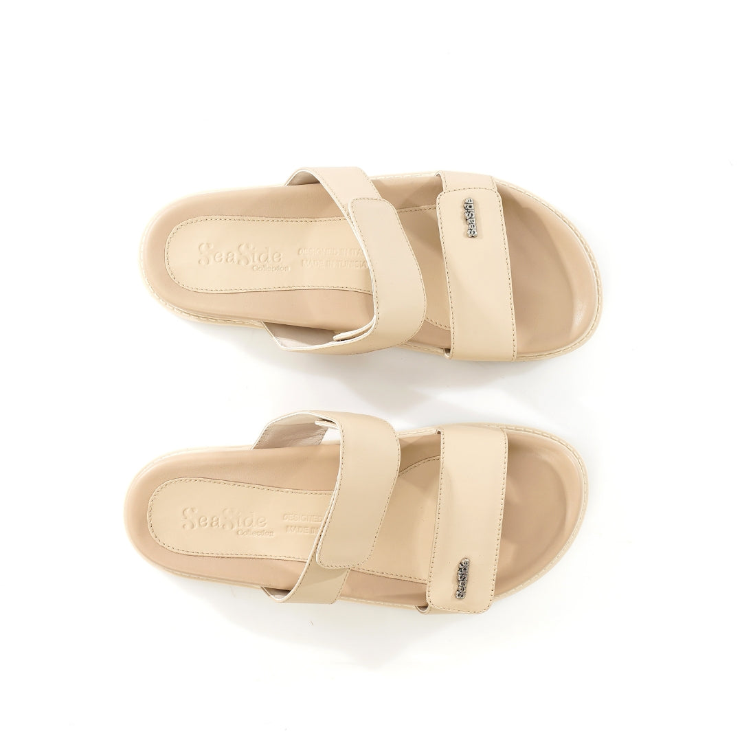 Claquette Confort Cuir Double Scratch E25-775