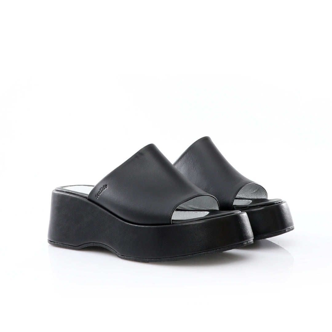 Sabot Compensée Cuir E25-8604