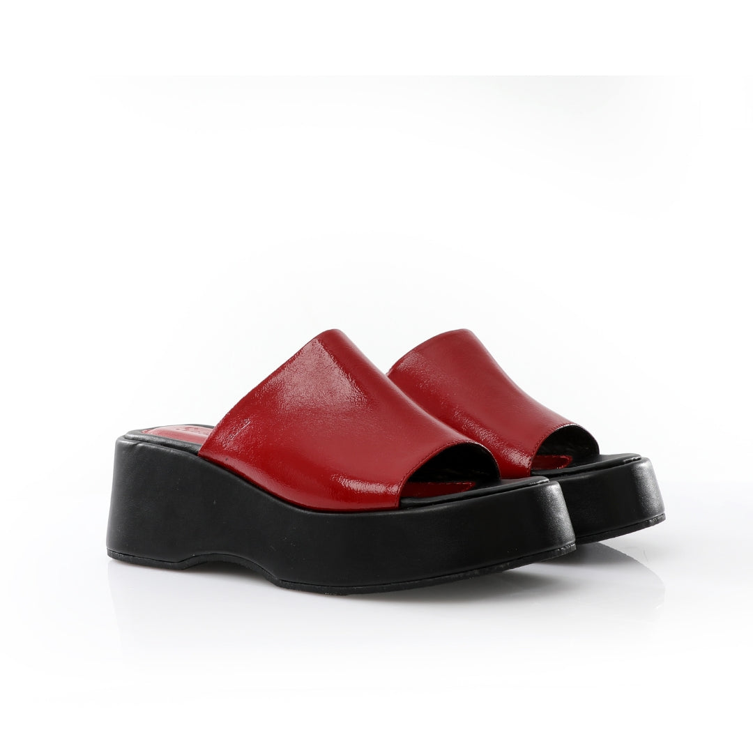 Sabot Compensée Cuir E25-8604