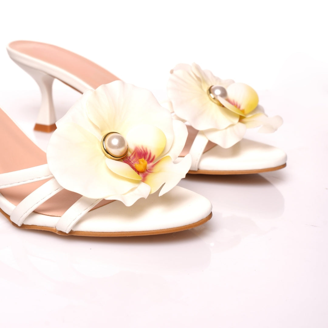 Sabot fleur talon E26-F391