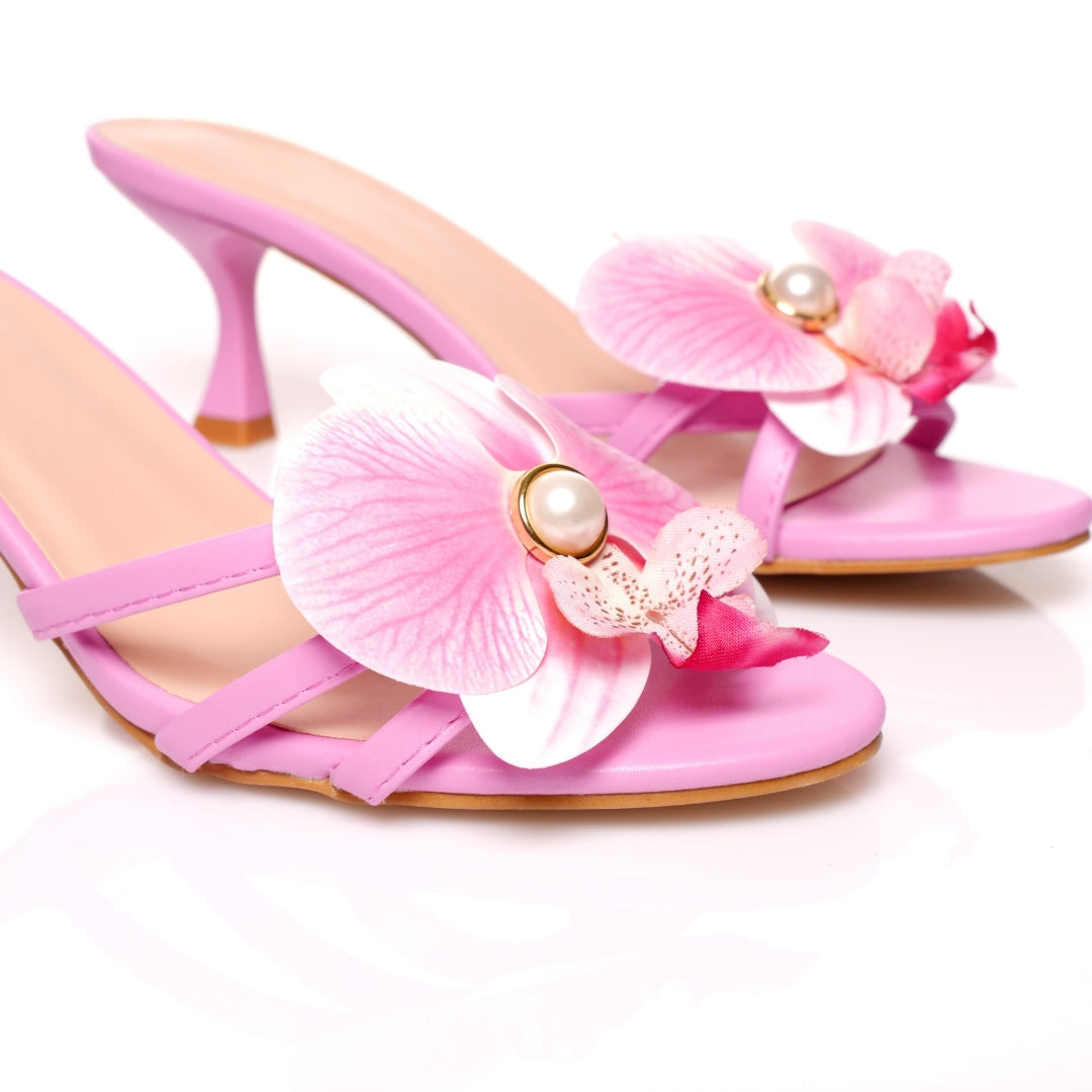 Sabot fleur talon E26-F391