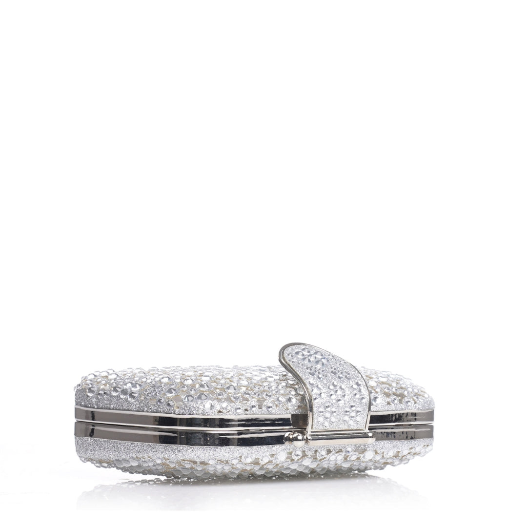 Pochette transparent avec Strass P26-F5949