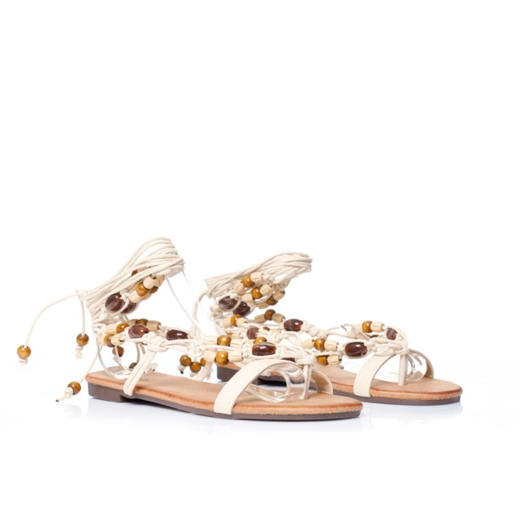 Sandale plat accessoires E26-F296