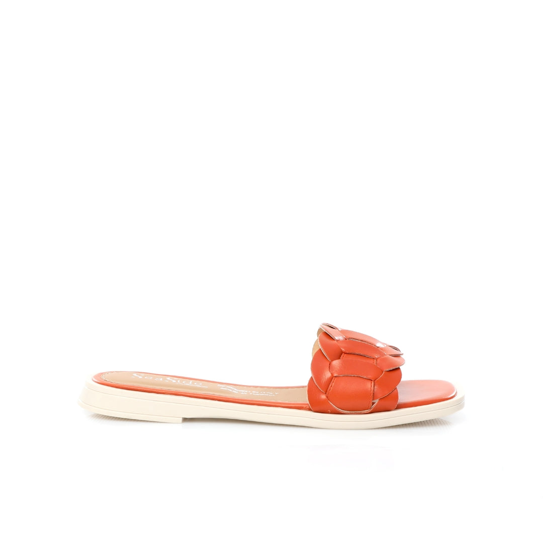 Claquettes Femme Cuir Tressées Confort E25-056
