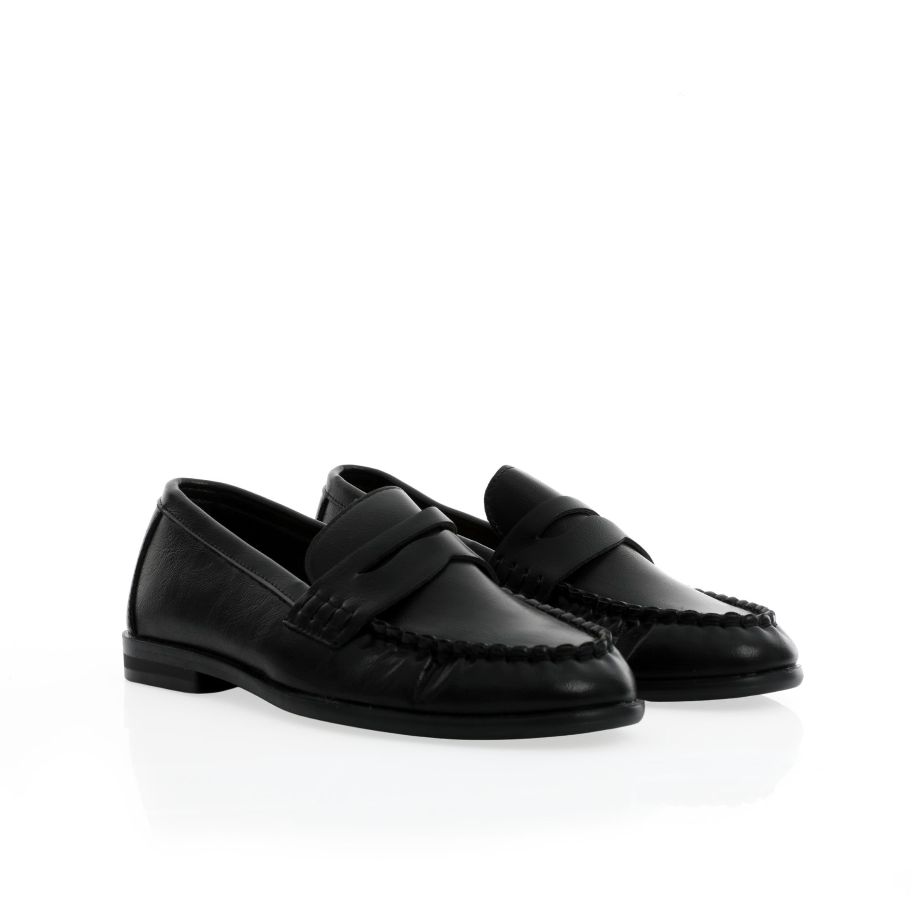 Mocassin Plat noir