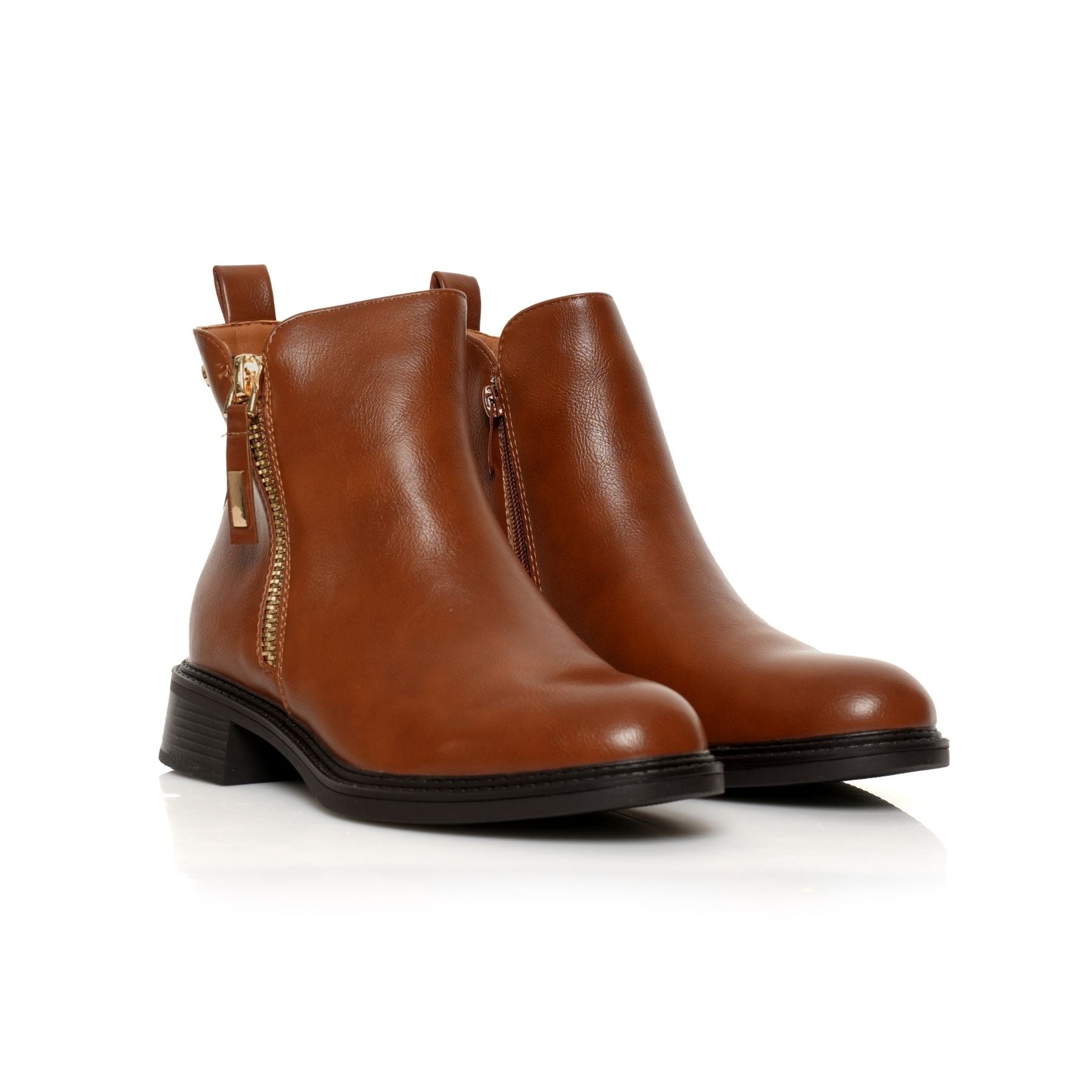 Bottine avec fermeture H25-S58003