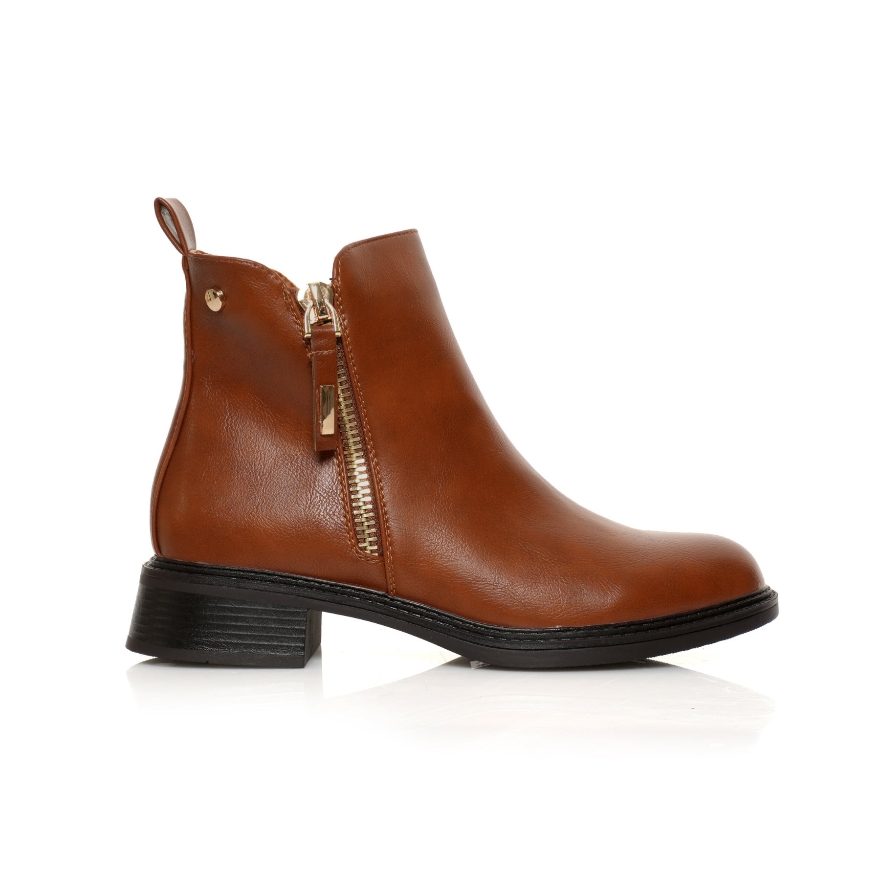 Bottine avec fermeture H25-S58003