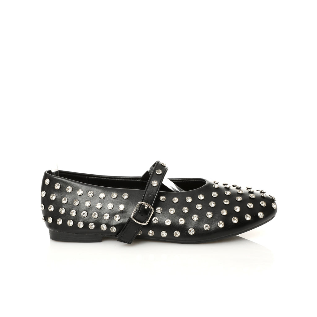 CL Miss Jane Plum Strass 55 Mm Mary Janes Denim And Strass