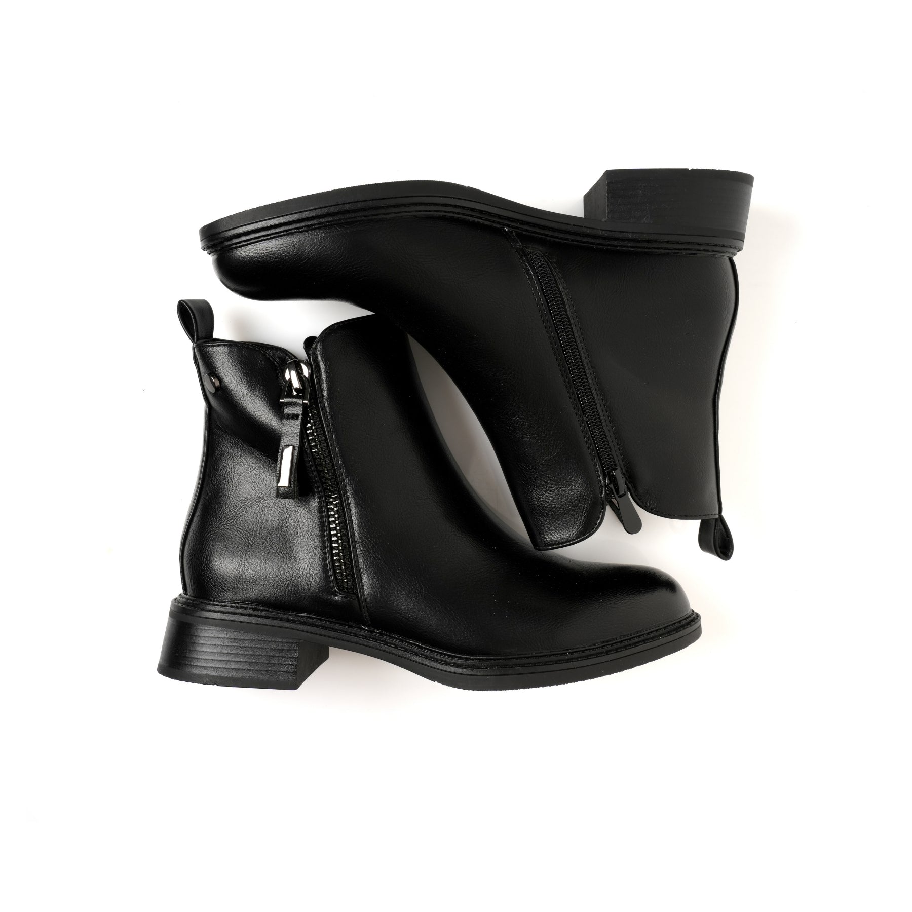 Bottine avec fermeture H25-S58003