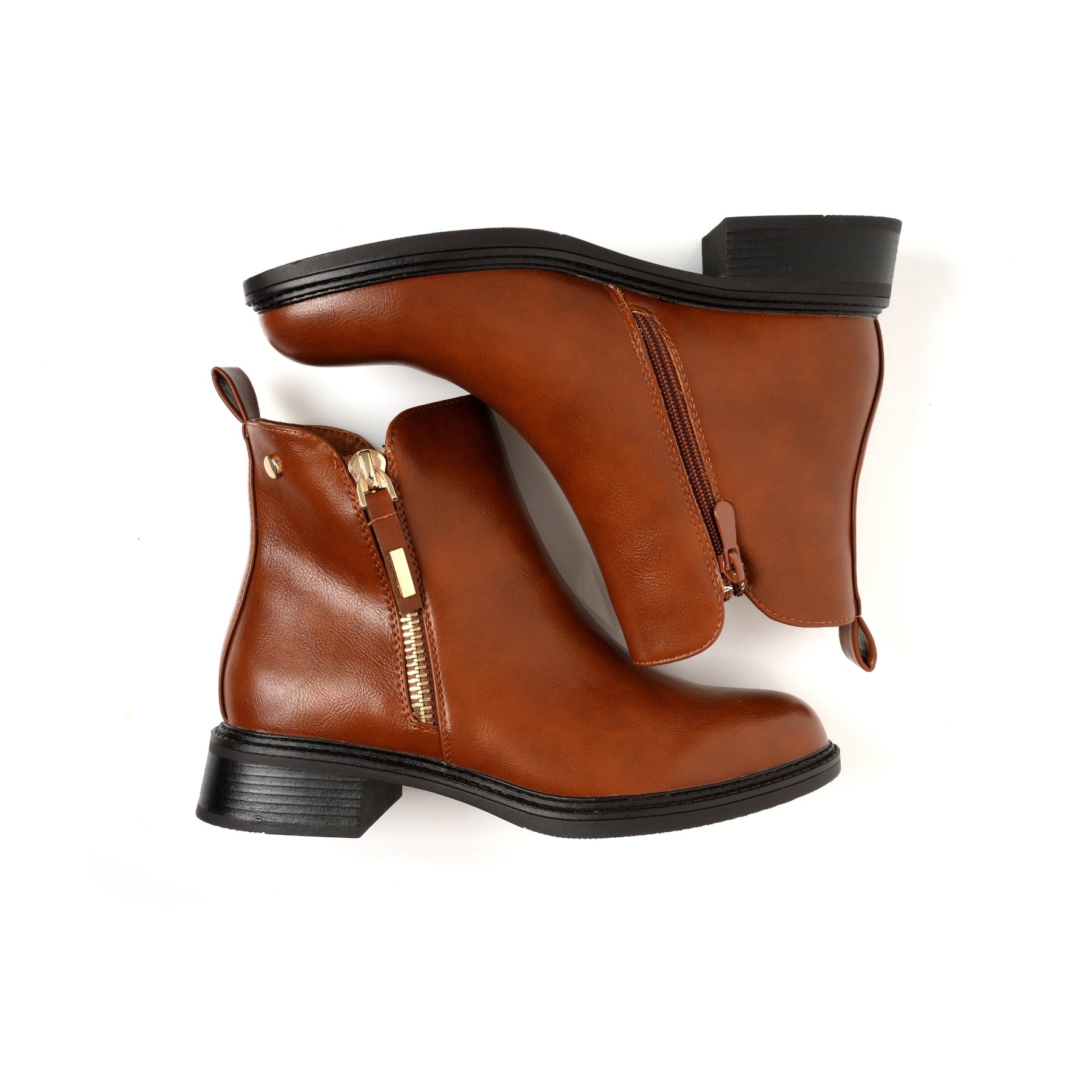 Bottine avec fermeture H25-S58003