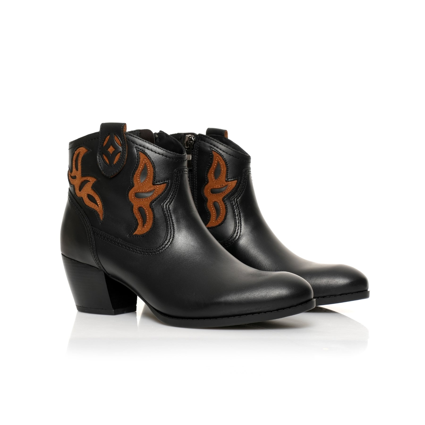 Bottine Santiag CUIR H25-F208