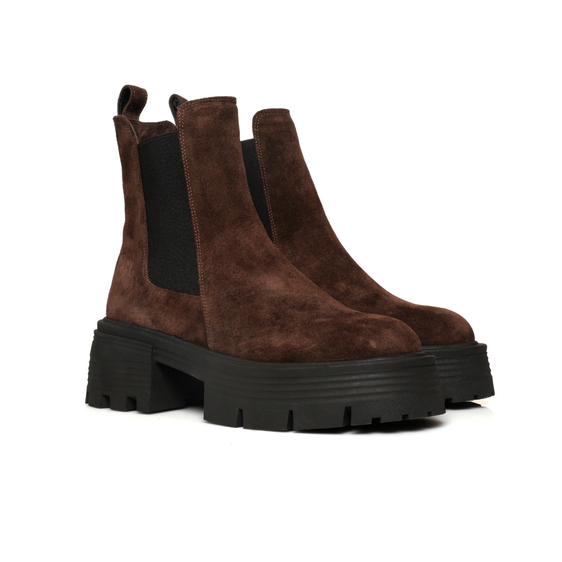 Bottine  Velour CUIR  H25-F109