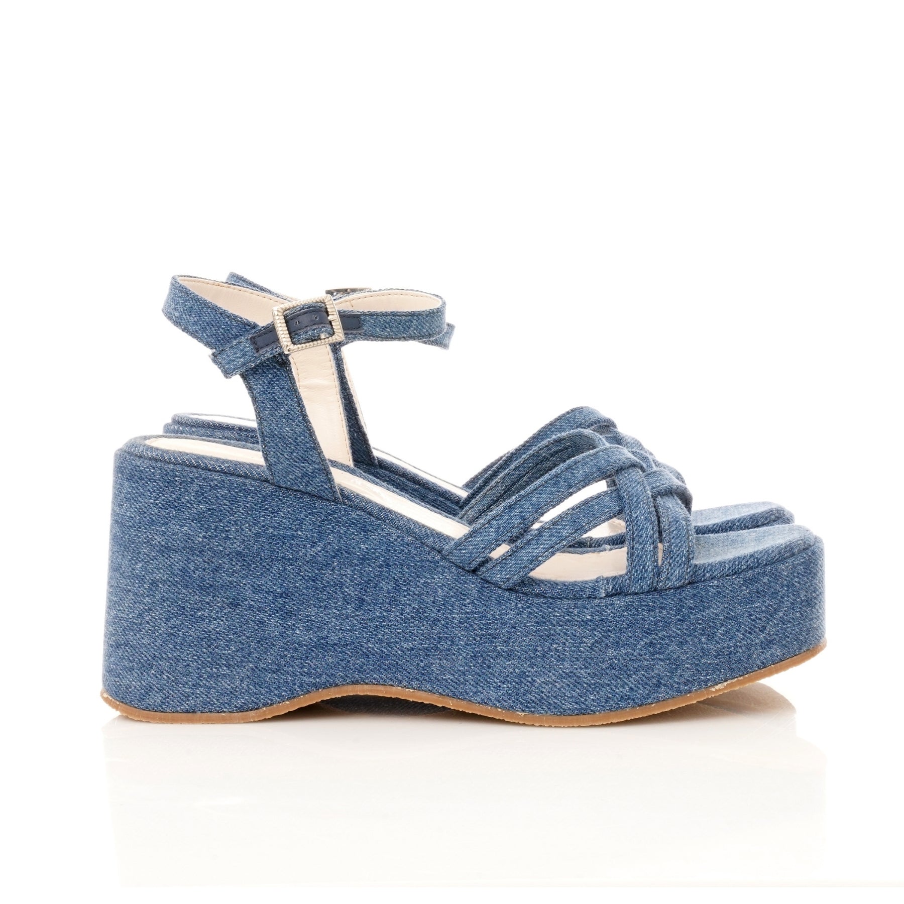 Sandales Compensée Denim E25-085
