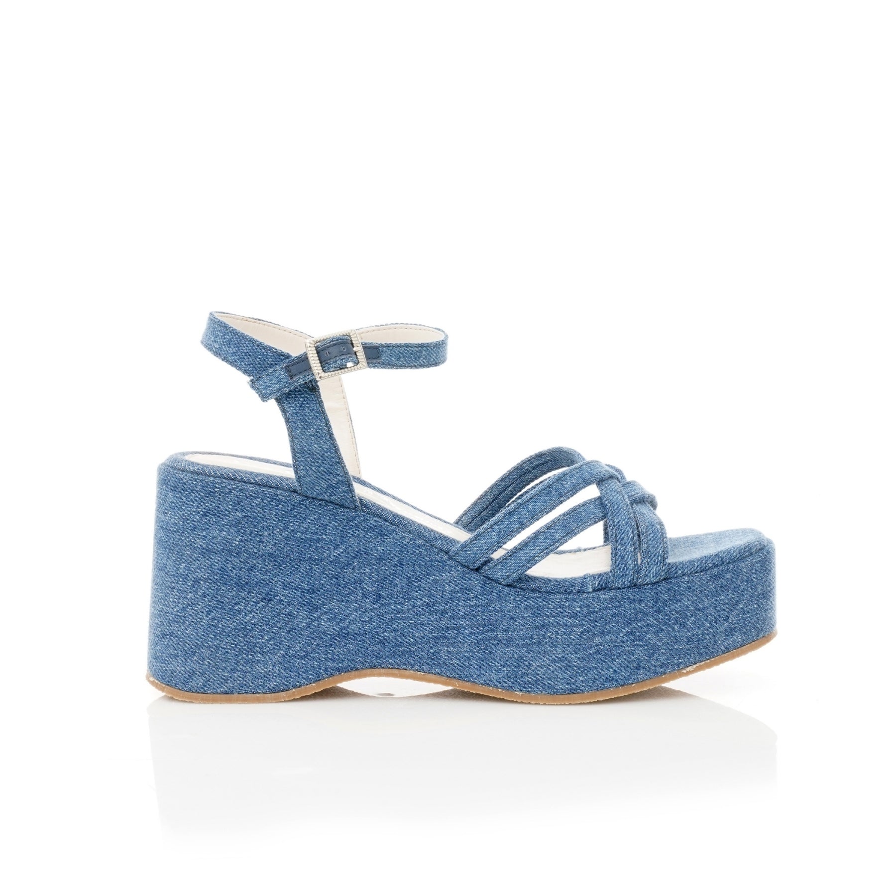 Sandales Compensée Denim E25-085