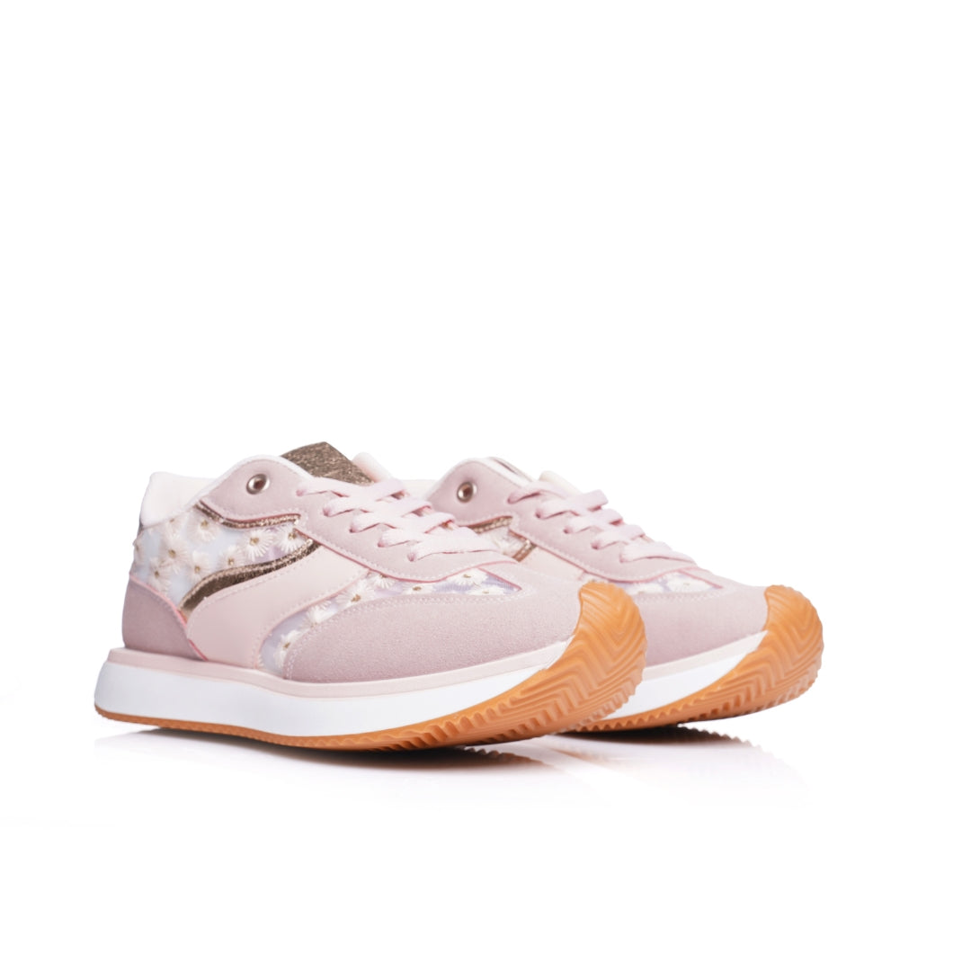 basket femme rose fleurs transparente
