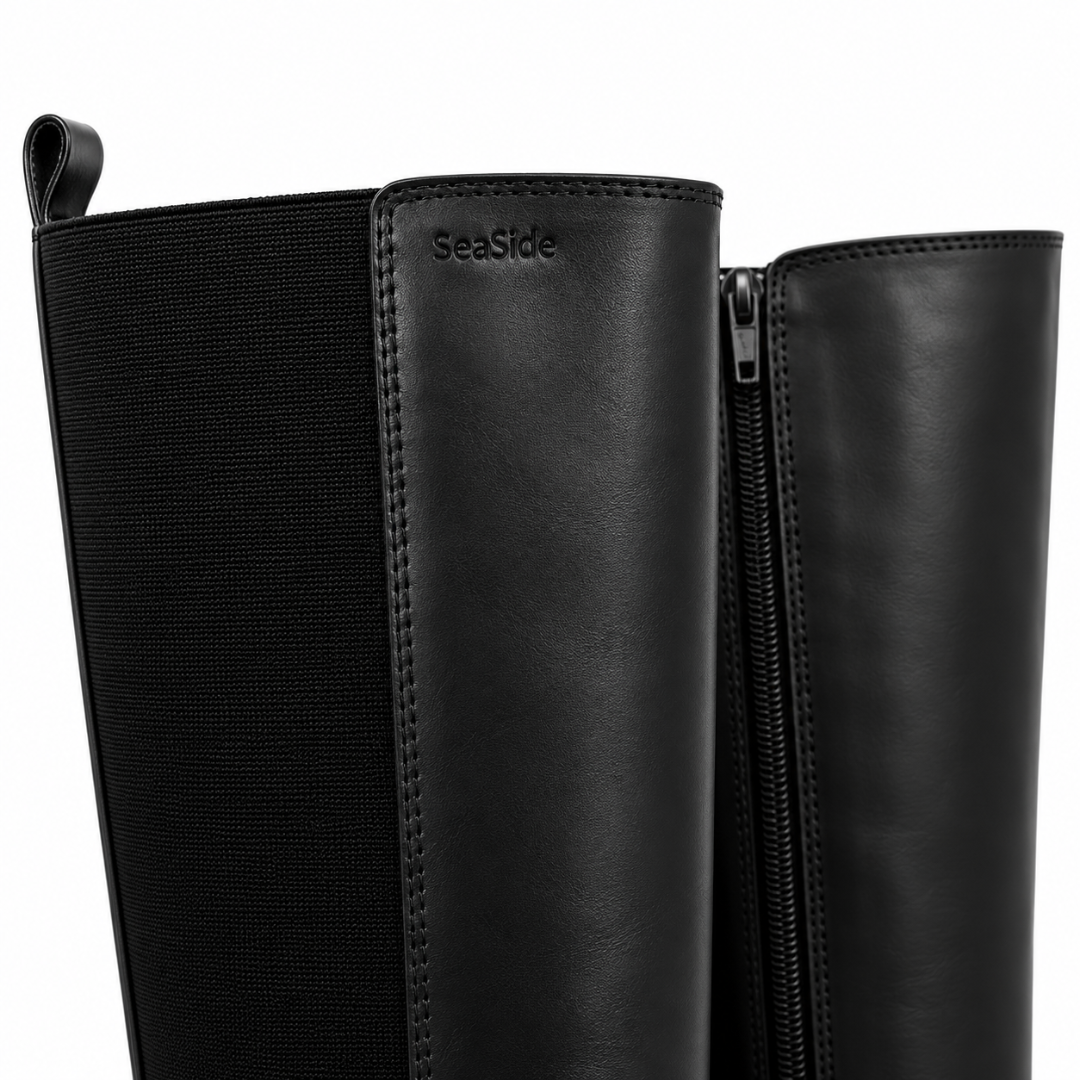 botte cuir création Seaside