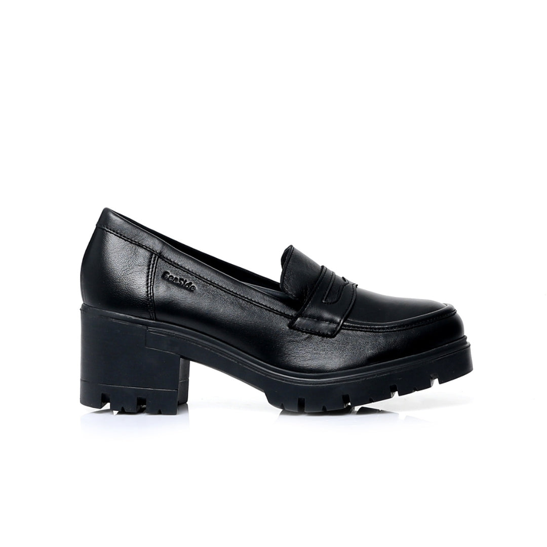 Mocassin CUIR Demi-talon H25-405