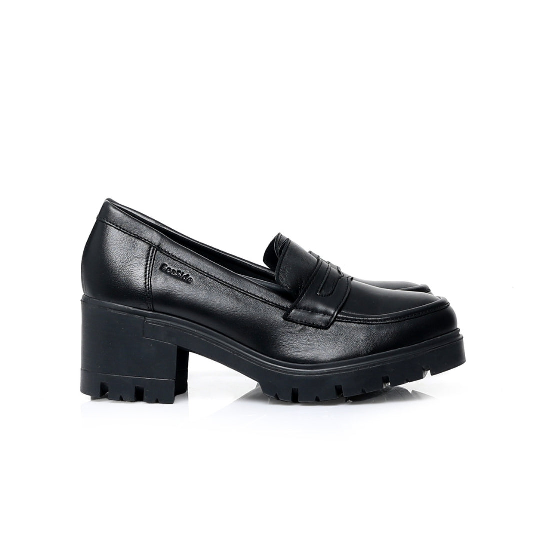 Mocassin CUIR Demi-talon H25-405