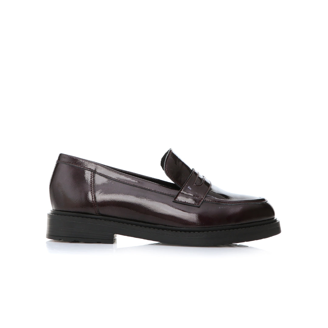 Mocassin CUIR Plat H25-010