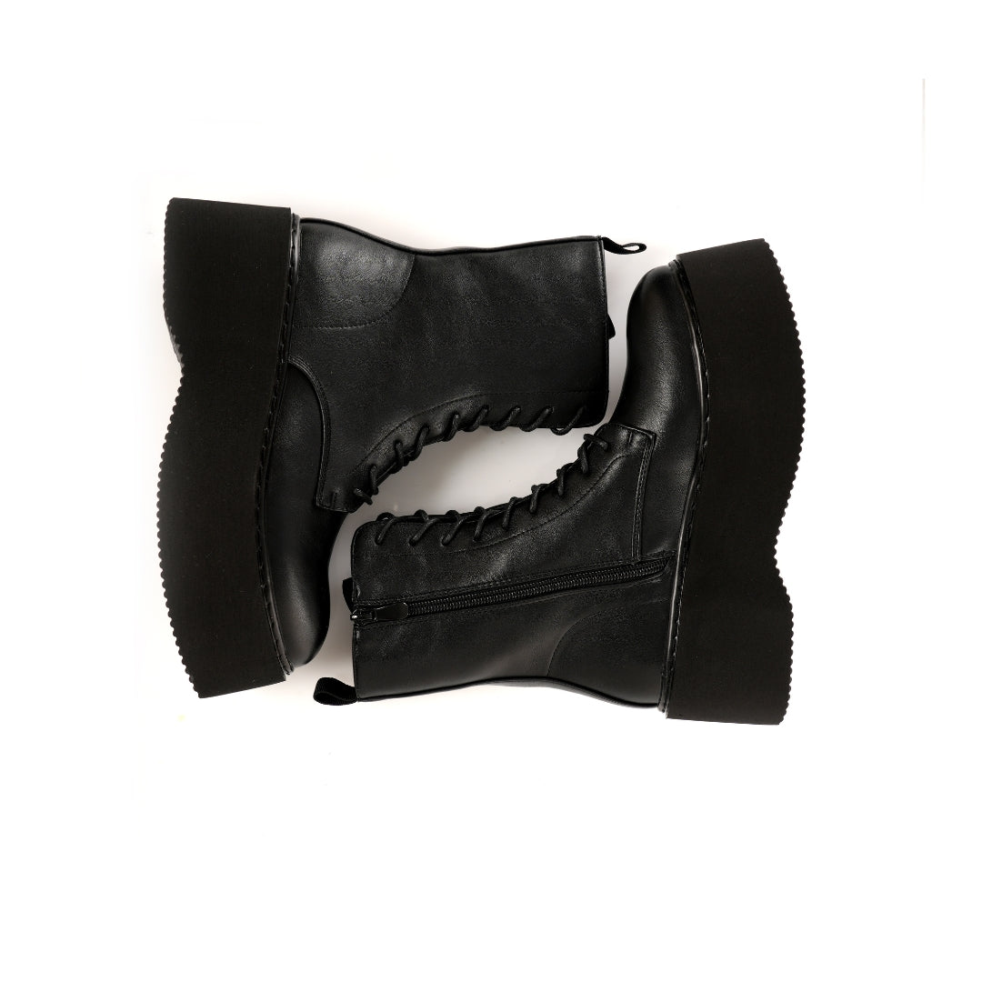 Brodequin semelle compensée H25-F9068