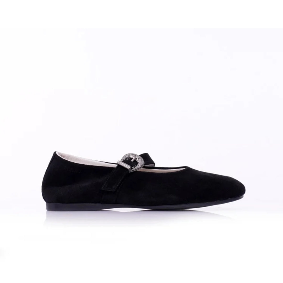 Mary Jane Cuir Daim P26-5207