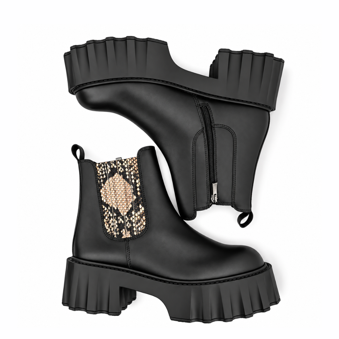 bottine cuir originale femme