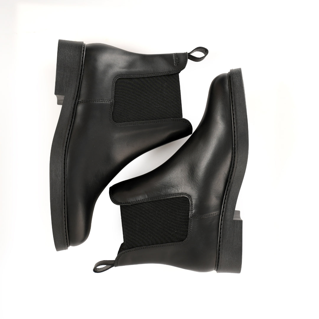 bottine cuir pratique femme