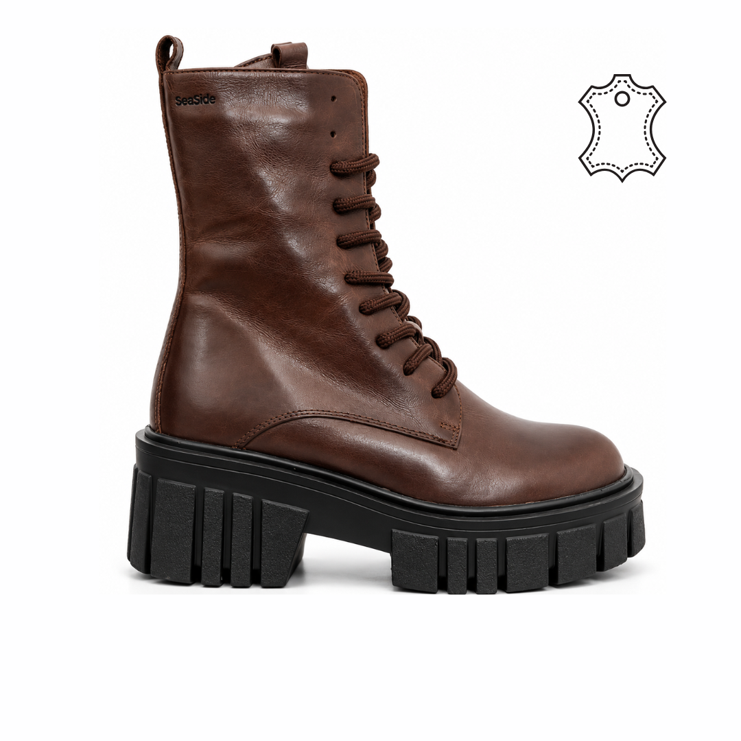 brodequin cuir monobloc