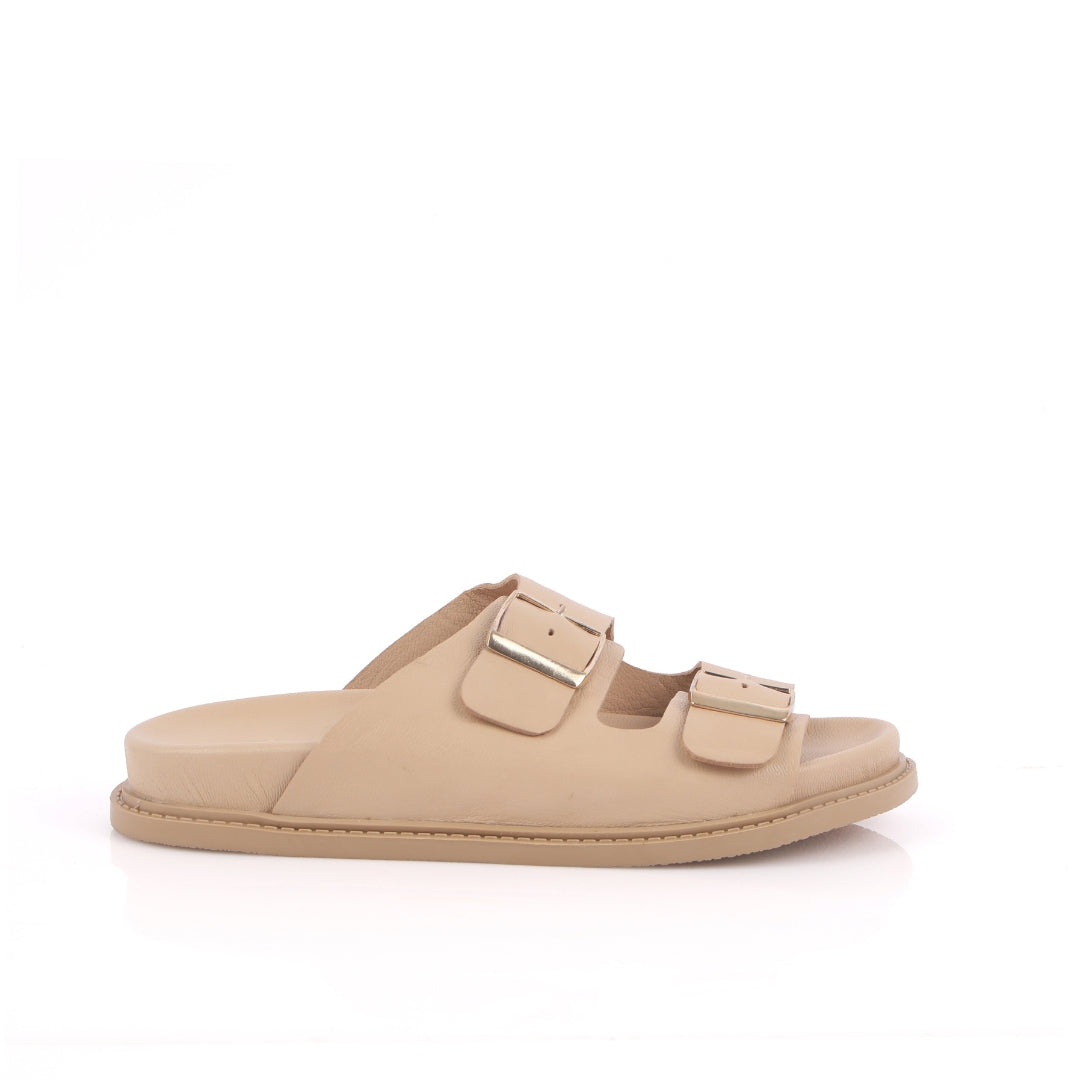 claquette cuir casual femme